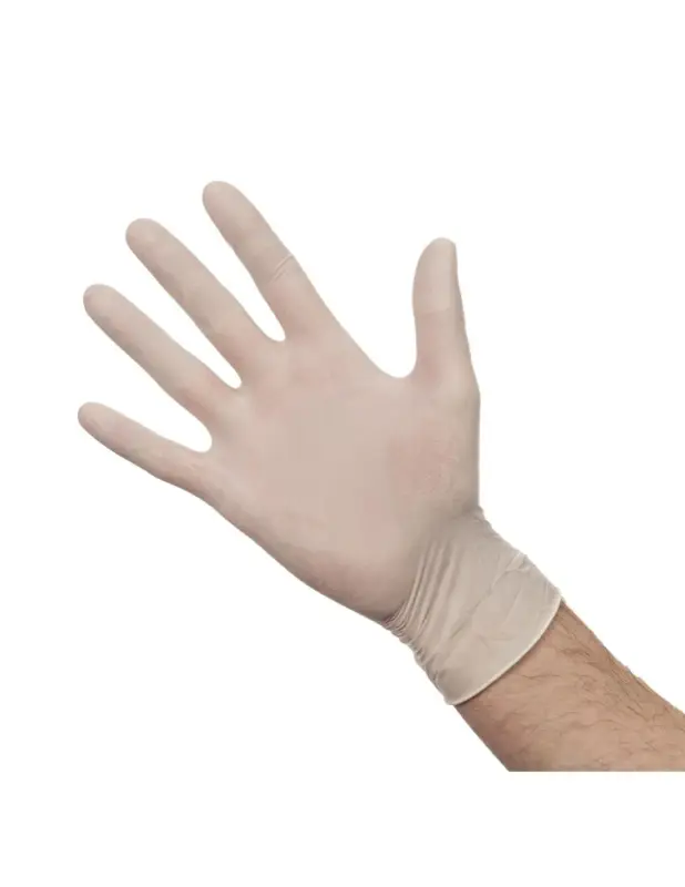 Gants en latex poudrés L (Lot de 100) Expédition Rapide