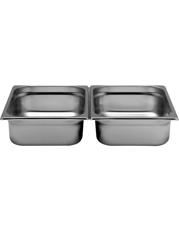 Satisfait Ou Remboursé BAC GASTRO INOX GN1/2 P-40L (en mm) : 325 – P (en mm) : 265 – H (en mm) : 40 Cont. (en L) : 2.5
