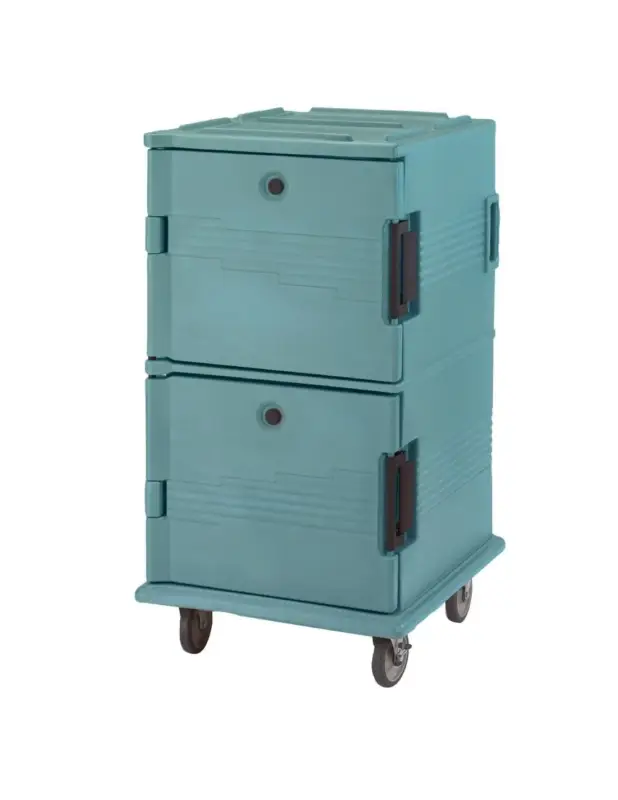 Promotion Chariot isotherme Cambro Ultra Camcart UPC1600 bleu ardoise