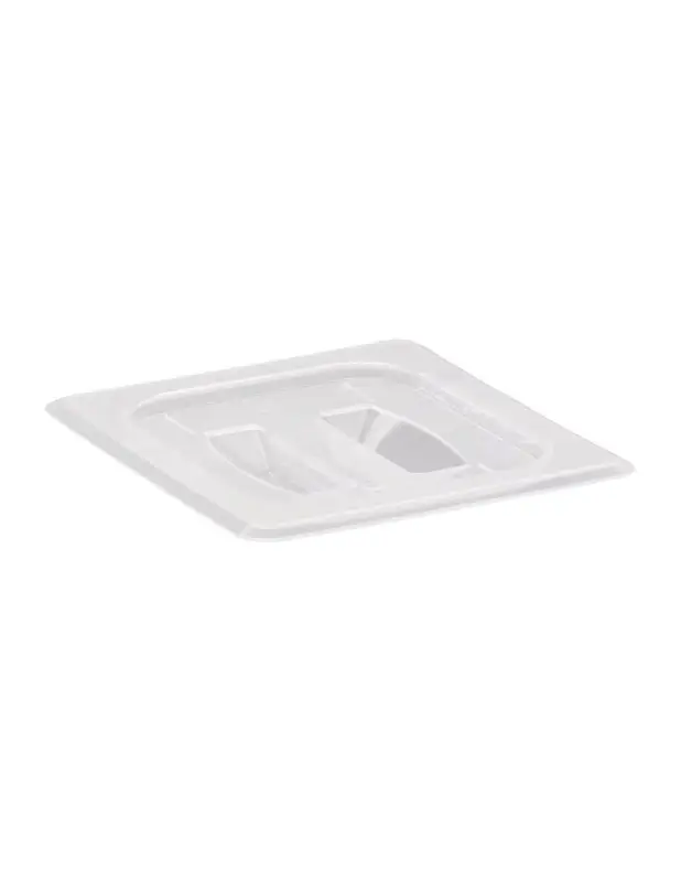 Meilleur Prix Couvercle translucide en polypropylène avec poignée pour bac GN 1/6Cambro