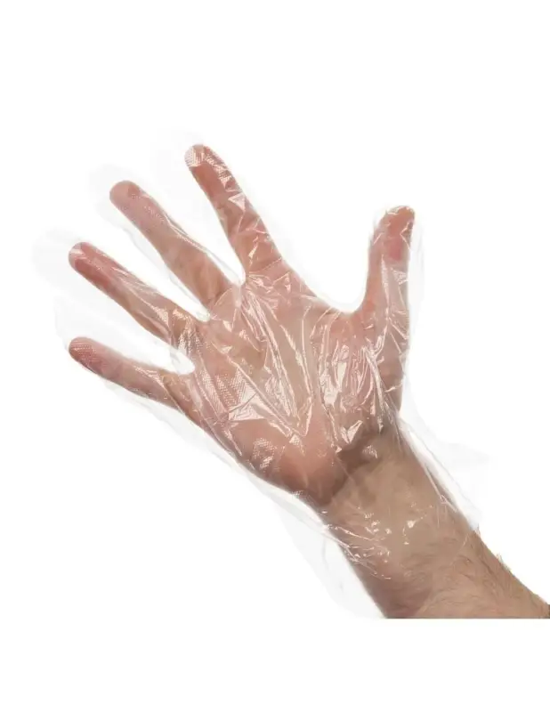 Nouveauté Gants jetables transparents (Lot de 100)