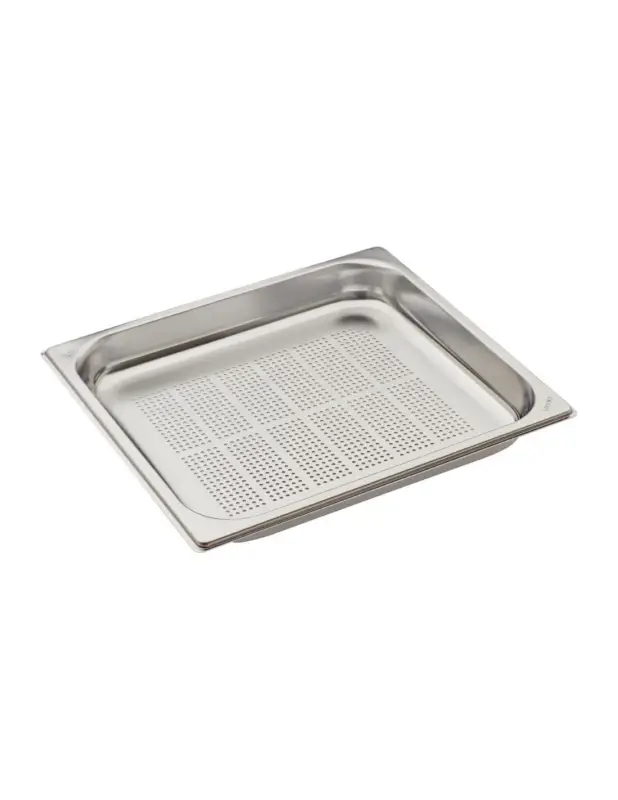 Bac inox perforé GN 2/3 Gastro M profondeur 40mm Haute Qualité