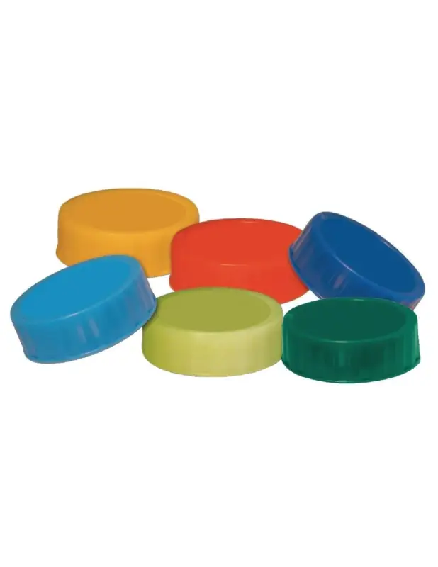 Super Prix Bouchons de couleur pour distributeurs de sauce flexibles FIFO (Lot de 6)