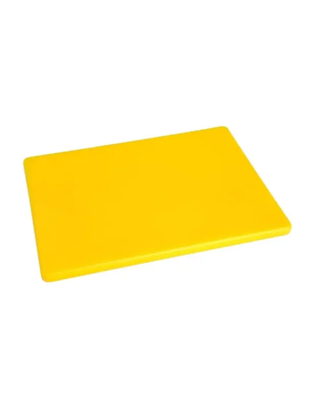 Petite planche à découper basse densité Hygiplas jaune Offre Spéciale