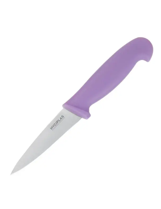Couteau d&rsquo;office Hygiplas violet 9cm Affaire À Saisir