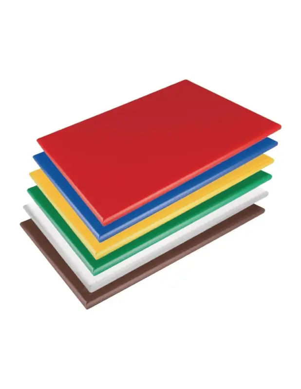 Certifié Ensemble de planches à découper basse densité Hygiplas 600x450x20mm lot de 6