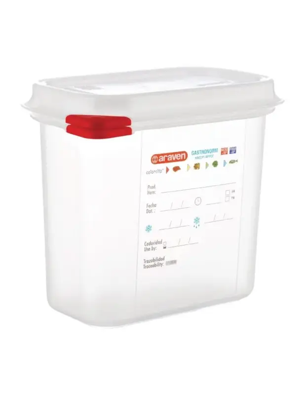 Boîte alimentaire GN1/9 Araven 1,5L (Lot de 4) Réduction