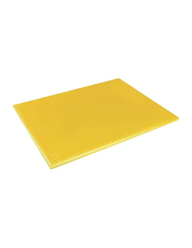Bon Marché Planche à découper extra large haute densité Hygiplas jaune