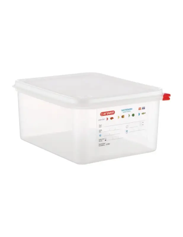 Boîte alimentaire GN1/2 Araven 10L (Lot de 4) Must-Have