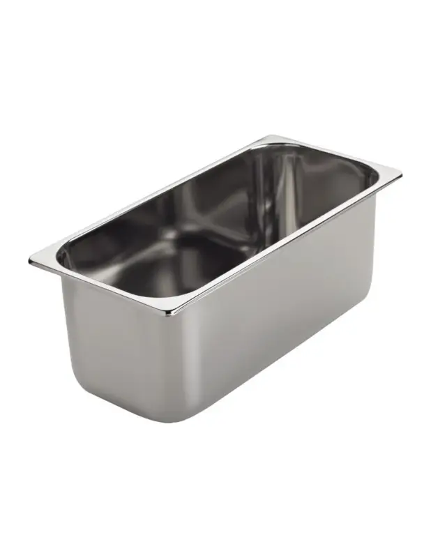 Bac à glace Gastro M inox 360 x 165 x 120mm Prix Bas
