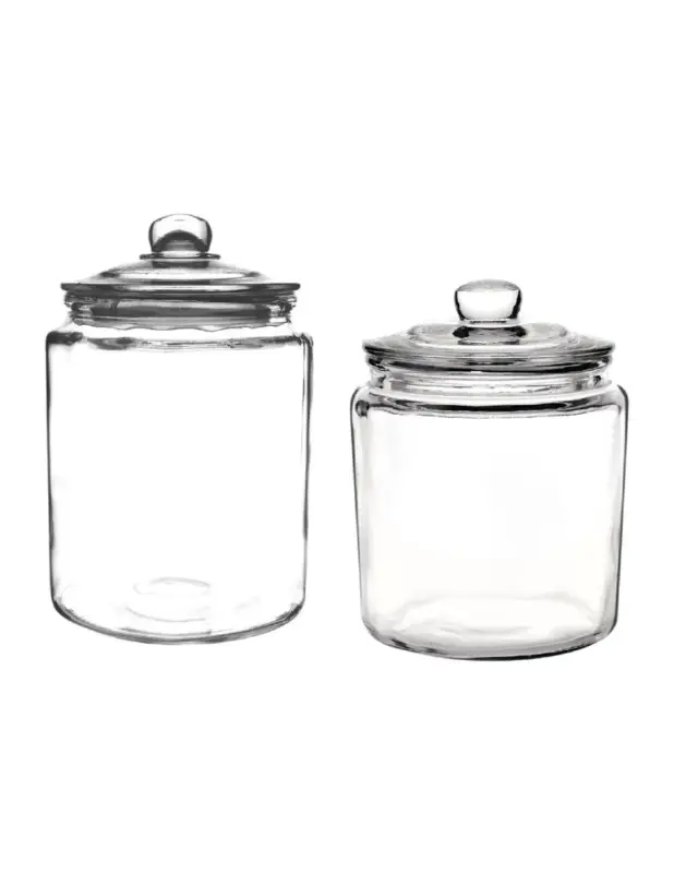 Prix Réduit Ensemble de bocaux à biscuits en verre Olympia 6350ml et 3800ml