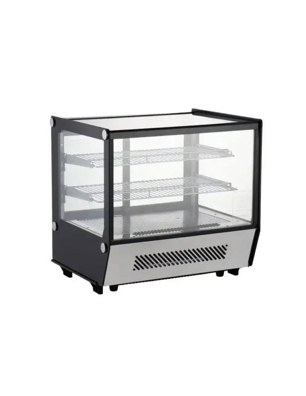 Prix Bas VITRINE DE PRESENTATION REFRIGEREE 160 LITRES.0/+12°C.VITRE AVANT DROITE. ECLAIRAGE LED Tension : 230V Mono – Puissance (en kW
