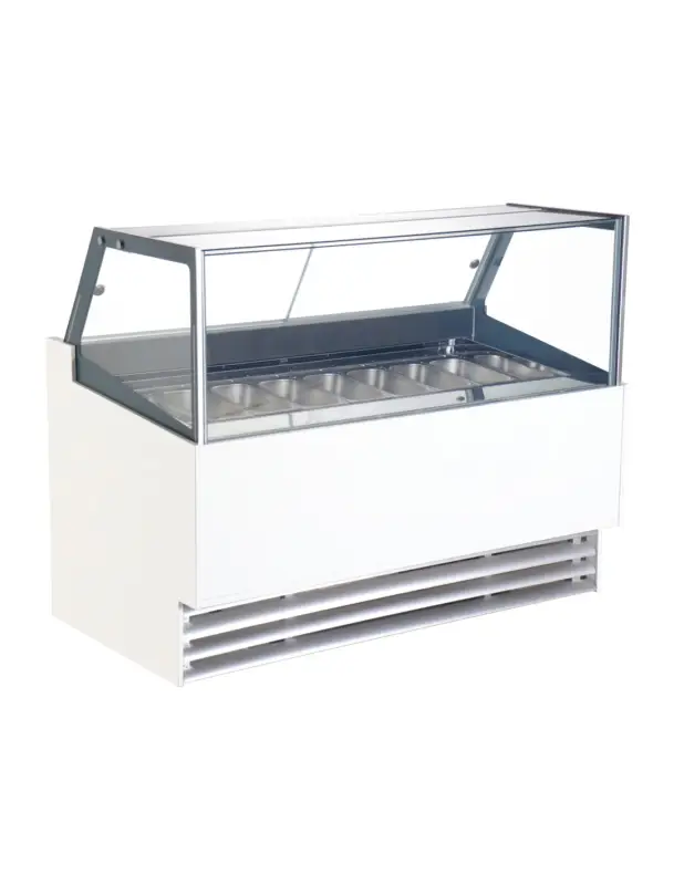 VITRINE À CREME GLACÉE BORNEO 12X5L Prix Bas