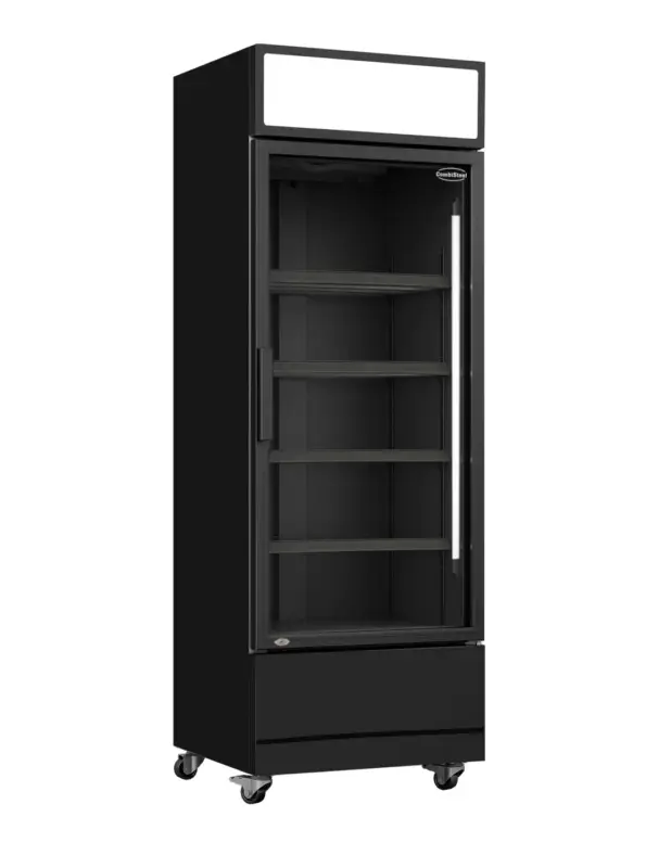RÉFRIGÉRATEUR PORTE EN VERRE FCU-370 BL Bon Marché