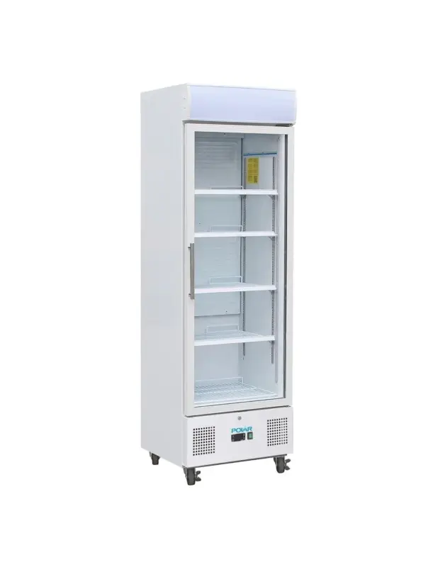 Vitrine réfrigérée positive blanche Polar Série G 336L Jusqu’à Épuisement Des Stocks