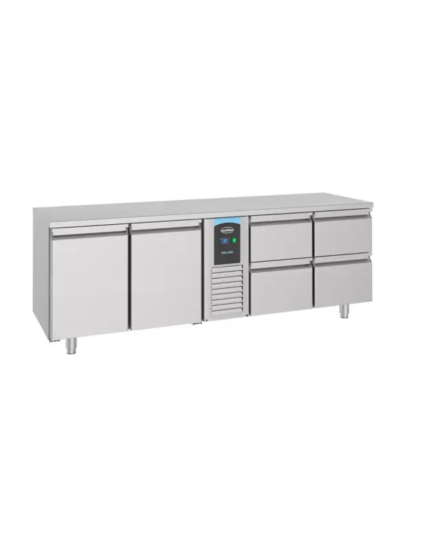 700 TABLE RÉFRIGÉRÉE 2 PORTES ET 4 TIROIRS MONOBLOCK ENERGY LINE Vente Flash