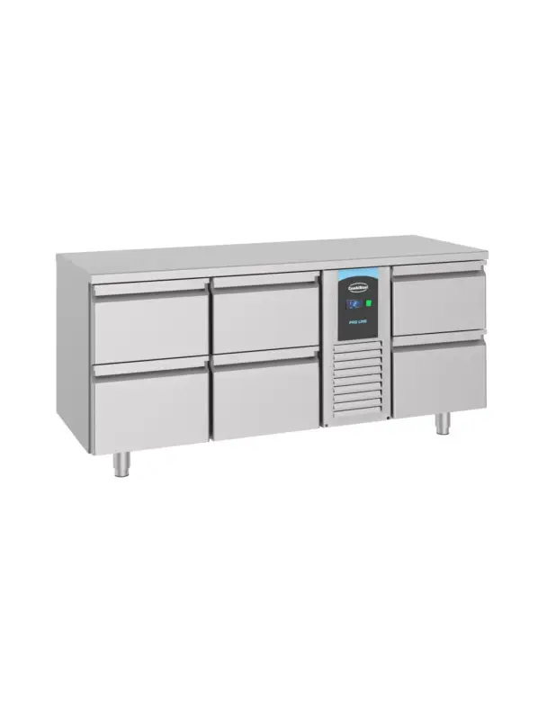 700 TABLE RÉFRIGÉRÉE 6 TIROIRS MONOBLOCK ENERGY LINE Prix Cassé