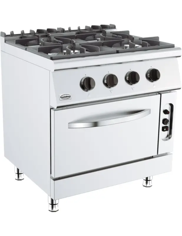 Acheter En Ligne BASE 700 CUISINIERE A GAZ 4 BR. AVEC FOUR À GAZ