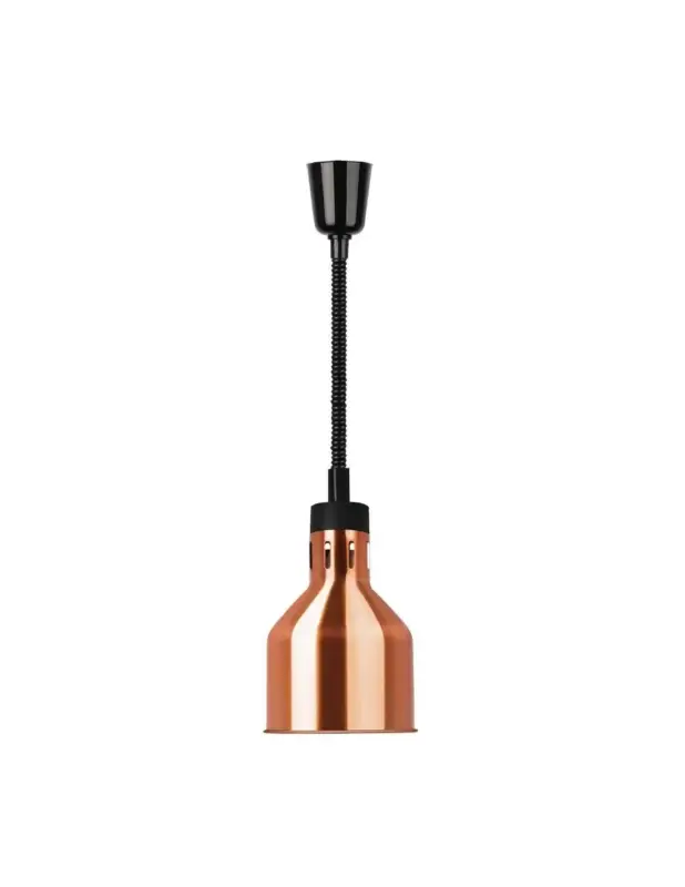 Lampe chauffante rétractable Buffalo finition cuivre Remise