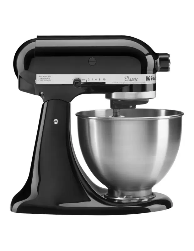 Batteur tête inclinable Classic KitchenAid 4,3L noir 5K45SSEOB Top Vente
