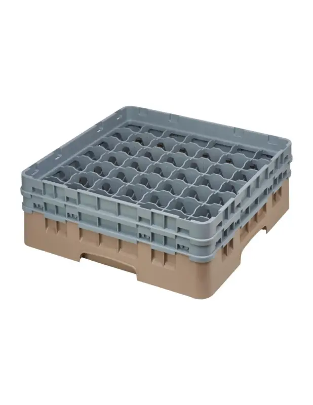 Commande En Gros Casier à verres 49 compartiments Camrack Cambro beige hauteur max 133mm