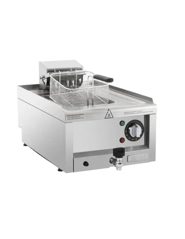 Friteuse électrique simple Buffalo Série 600 8L Produit De Marque