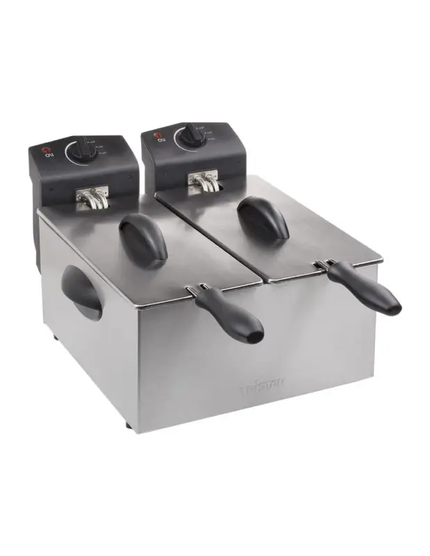 Friteuse double Tristar FR-6937 inox 2 x 3L Prix Réduit