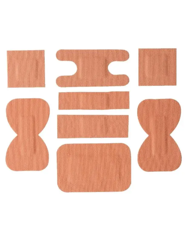 Haute Qualité Pansements en tissu assortis (Lot de 100)