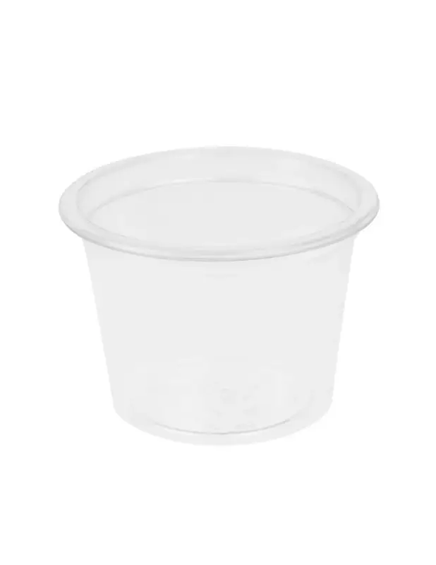 Prix Cassé Pots à sauce PLA compostables Vegware 28ml (x5000)