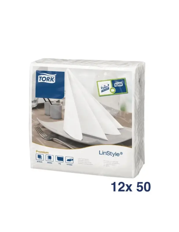 Authentique Serviettes blanches Linstyle Tork 400×400 (lot de 600)