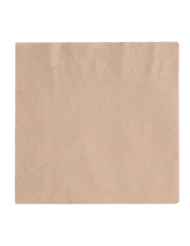 Nouvel Arrivage Serviettes snacking 2 plis compostables Vegware 33cm (Lot de 2000)