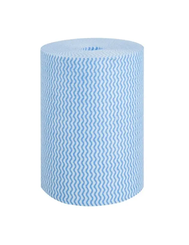 Chiffons de nettoyage compostables bleus Jantex Green (lot de 200) Authentique