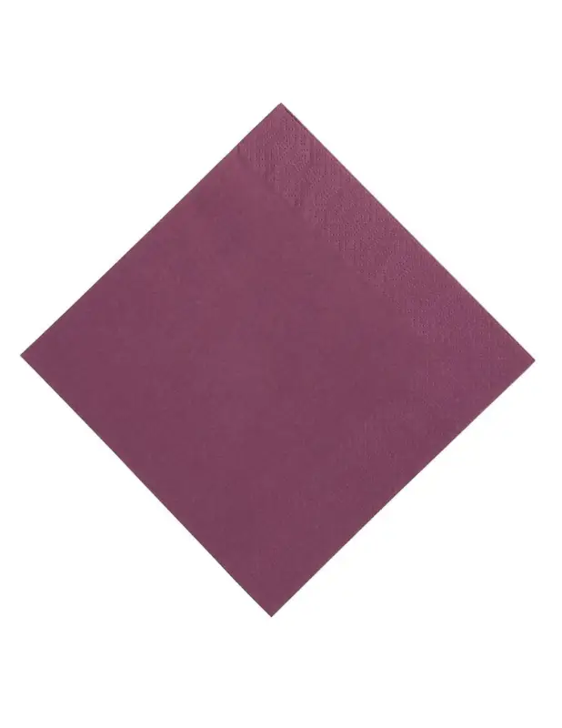 Serviettes ouate prune Duni 330mm (Lot de 1000) Meilleur Prix