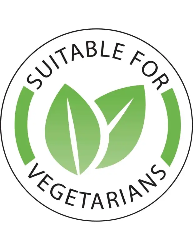 Expédié Aujourd’hui Etiquettes plats végétariens Hygiplas (Lot de 1000)