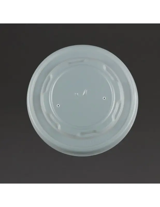 Couvercles CPLA pour bols à soupe compostables Vegware (Lot de 500) Remise