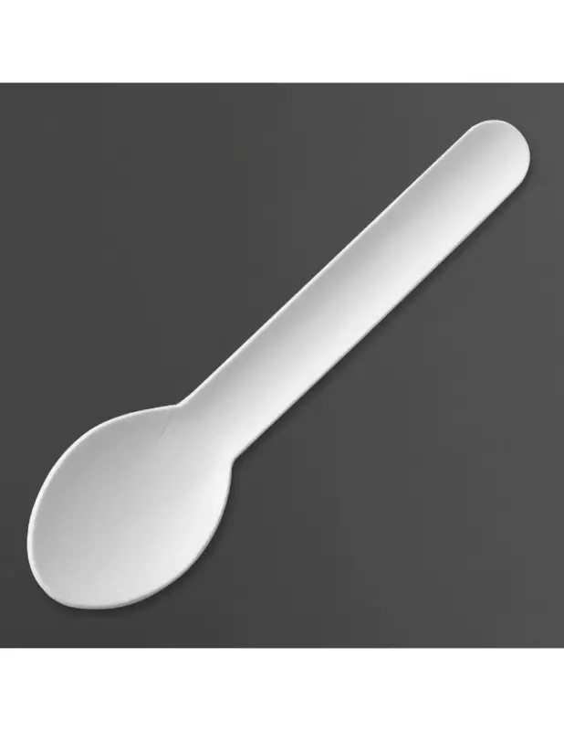 Cuillères à café en papier Fiesta Compostable 132 mm (lot de 100) Seulement Aujourd’hui