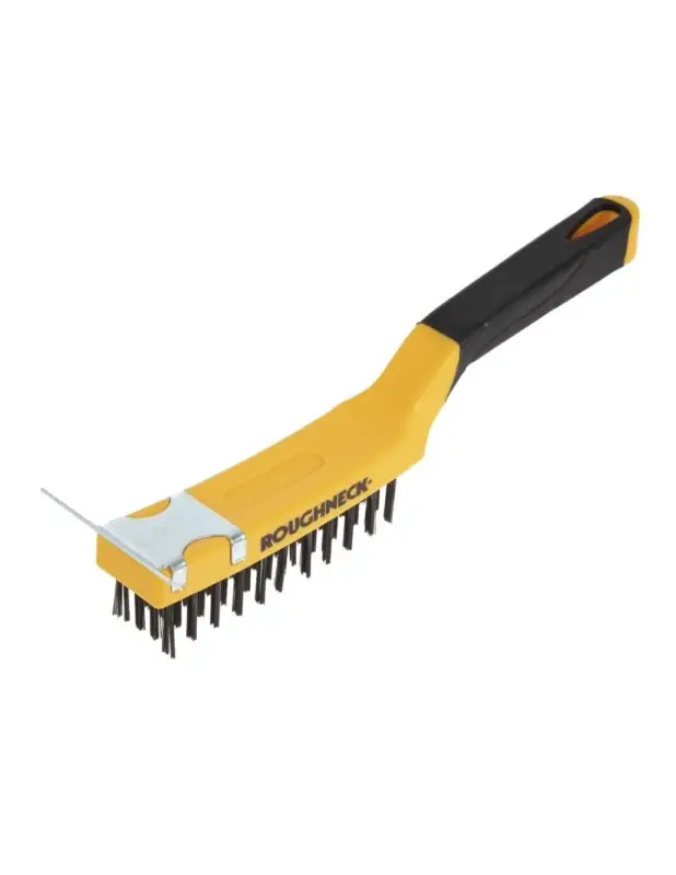 Commande En Gros Brosse pour grill avec racloir
