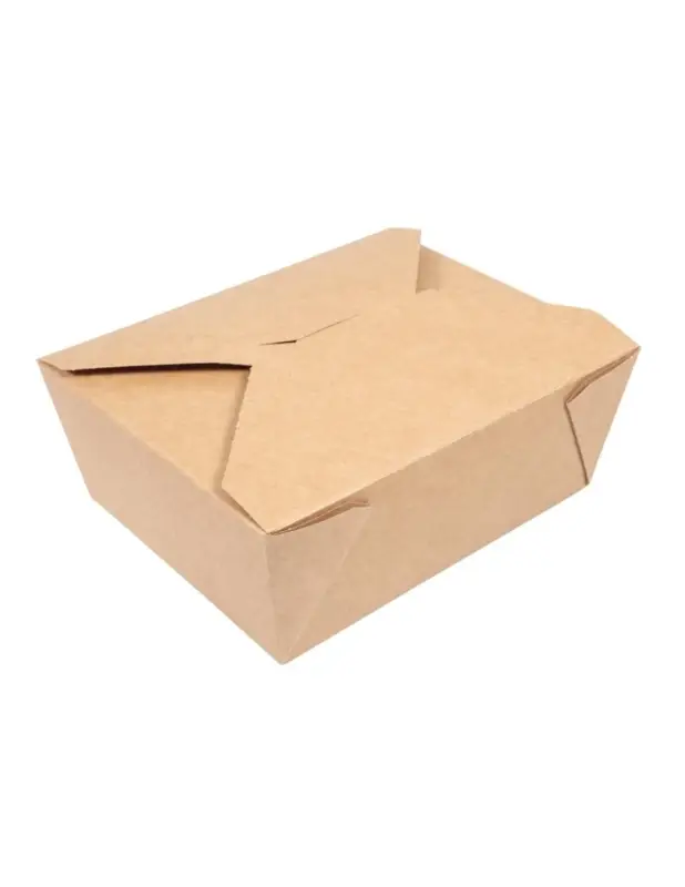 Promotion Boîtes alimentaires en carton compostable Vegware N°3 1800ml (lot de 180)