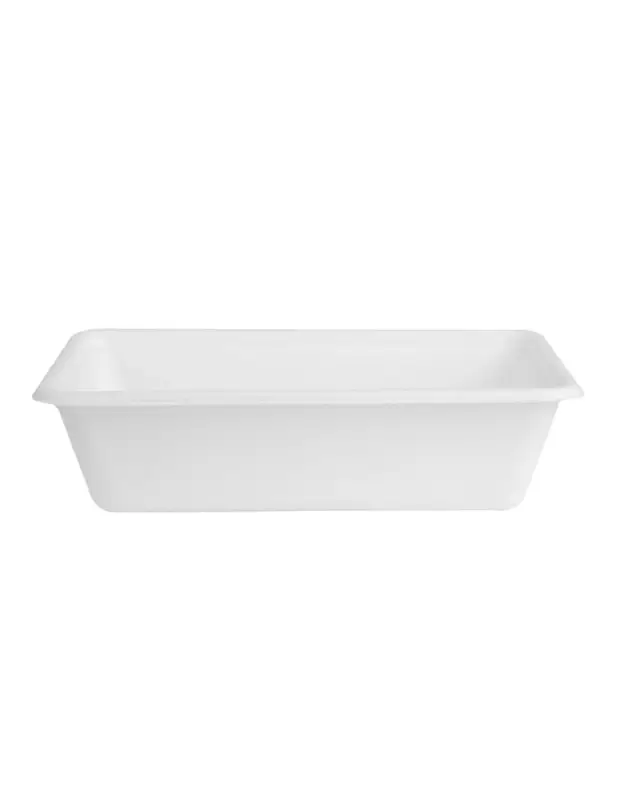 Commande En Gros Barquettes alimentaires en bagasse Fiesta Compostable 650ml (lot de 100)