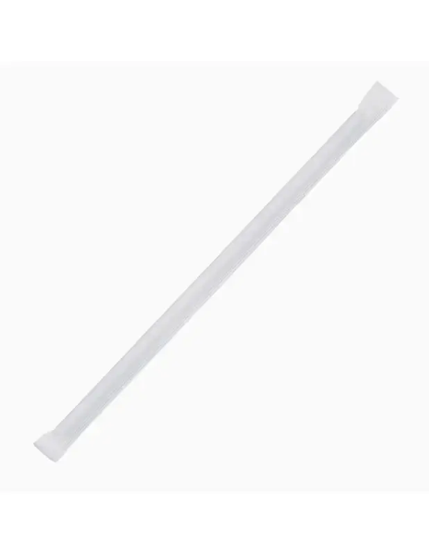 Pailles compostables en papier emballées individuellement Fiesta Compostable noires (lot de 250) Offre Limitée