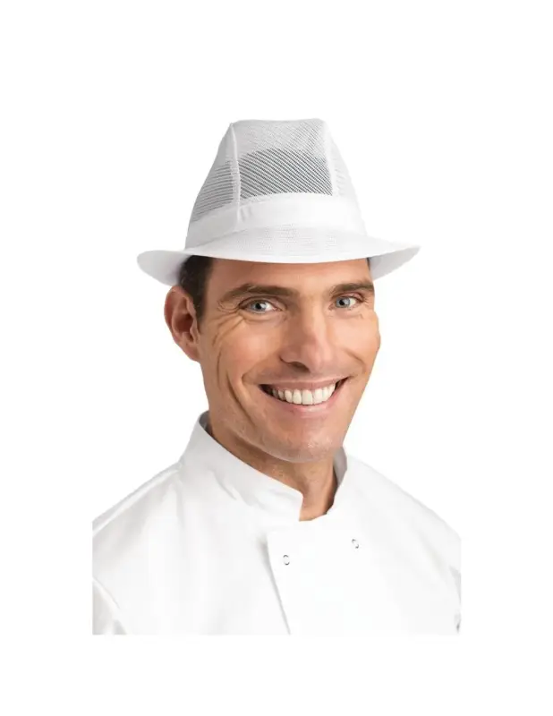 Seulement Aujourd’hui Chapeau Trilby blanc L