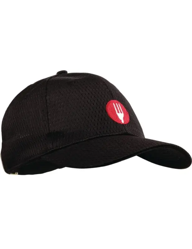 Casquette baseball Cool Vent Chef Works noire Paiement Sécurisé