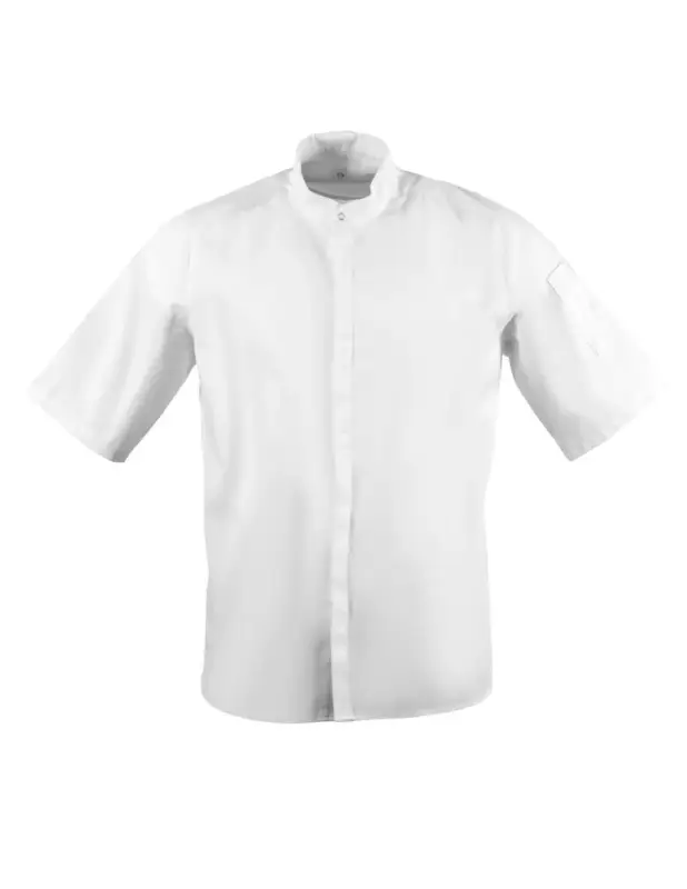 Veste col officier Southside blanche – Taille XL Promotion
