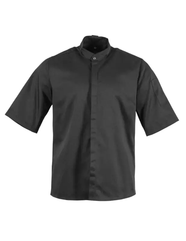 Veste col officier Southside noire – Taille XL Seulement Aujourd’hui