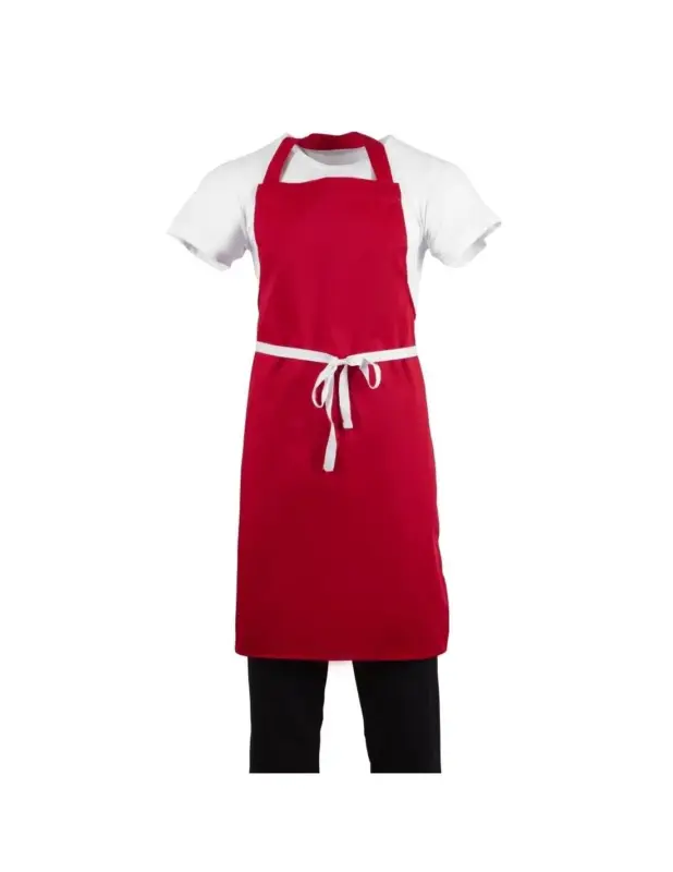 Prix Promo Tablier bavette Whites rouge