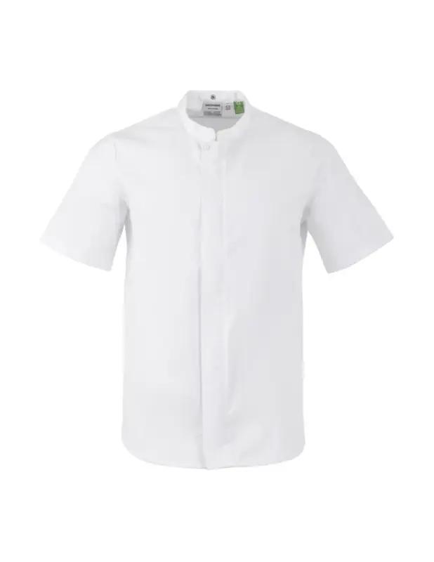 Veste de cuisinier en maille à manches courtes Southside Harlem blanche M Meilleure Vente