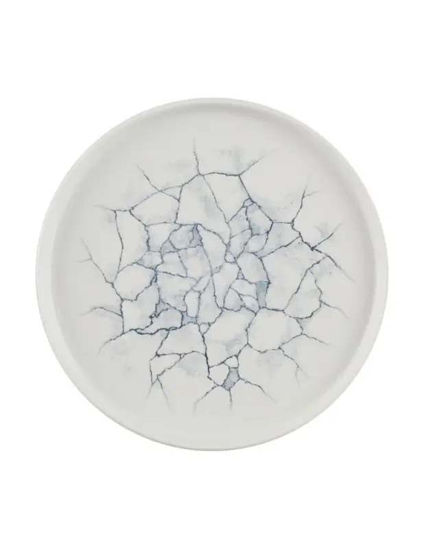 Assiettes avec rebord Churchill Studio Prints Kintsugi Pearl Grey 260mm (Lot de 6) Prix Choc