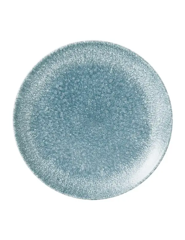 Assiettes rondes Churchill Studio Prints Raku Topaz Blue 165mm (Lot de 12) Top Vente
