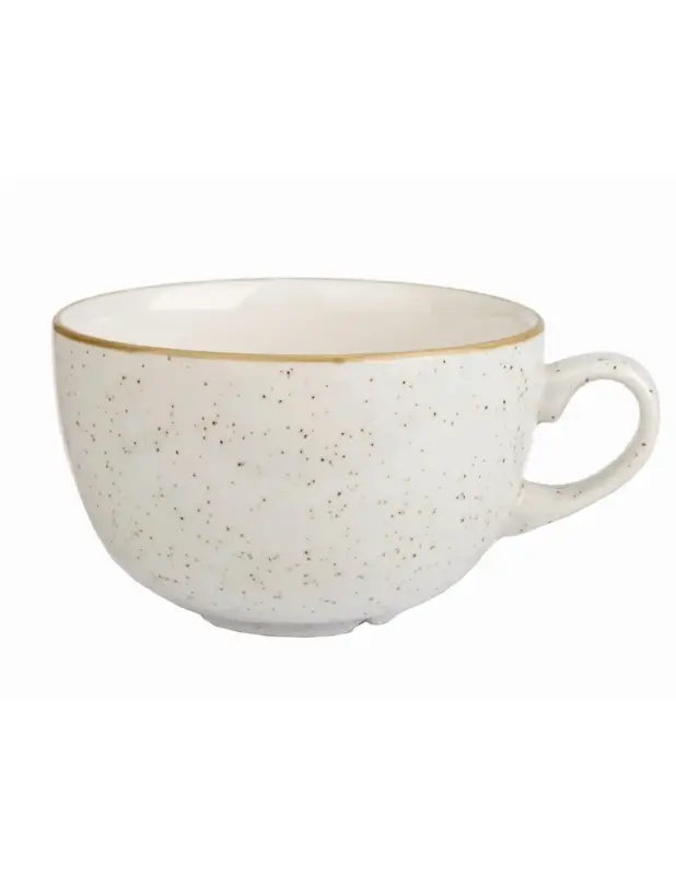 Acheter Direct Tasses à cappuccino Churchill Stonecast Barley White 354ml (Lot de 12)