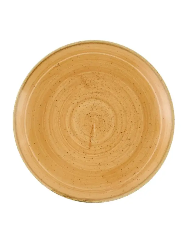 Prix Cassé Assiettes avec rebord Churchill Stonecast Tangerine 217mm (Lot de 12)